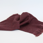 burgundy wool scarf