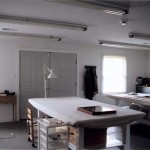 View of the main treatment lab.